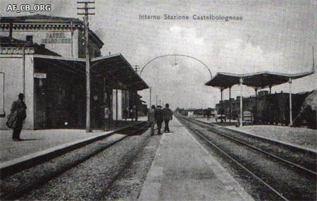 Interno della stazione nel 1900
