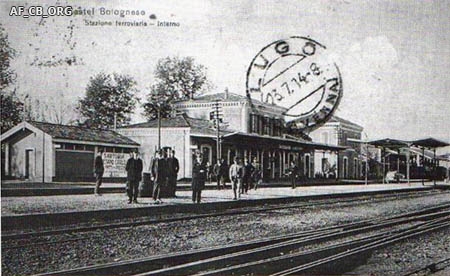 Interno della stazione nel 1910