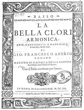 Copertina de "La bella Clori"