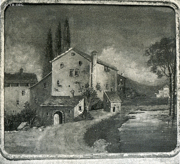 Luigi Franceschelli, Paesaggio con ruscello (Castel Bolognese, collezione privata)
