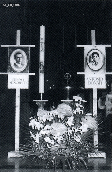 14 dicembre 1994, Chiesa di S. Petronio: rievocazione del sacrificio di Pierino Moschetti e Antonio Donati