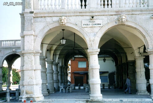 Piazza Paolo Camerini a Piazzola sul Brenta