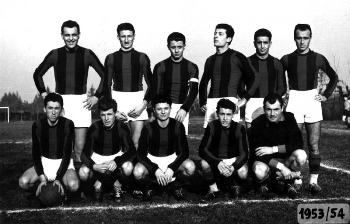 La squadra del Castel Bolognese nel 1953/54